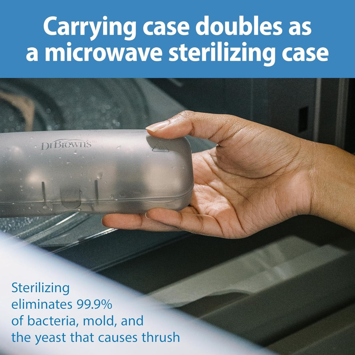 Dr. Brown’s Butterfly Nipple Shields with Sterilizing Case (2 Sizes)