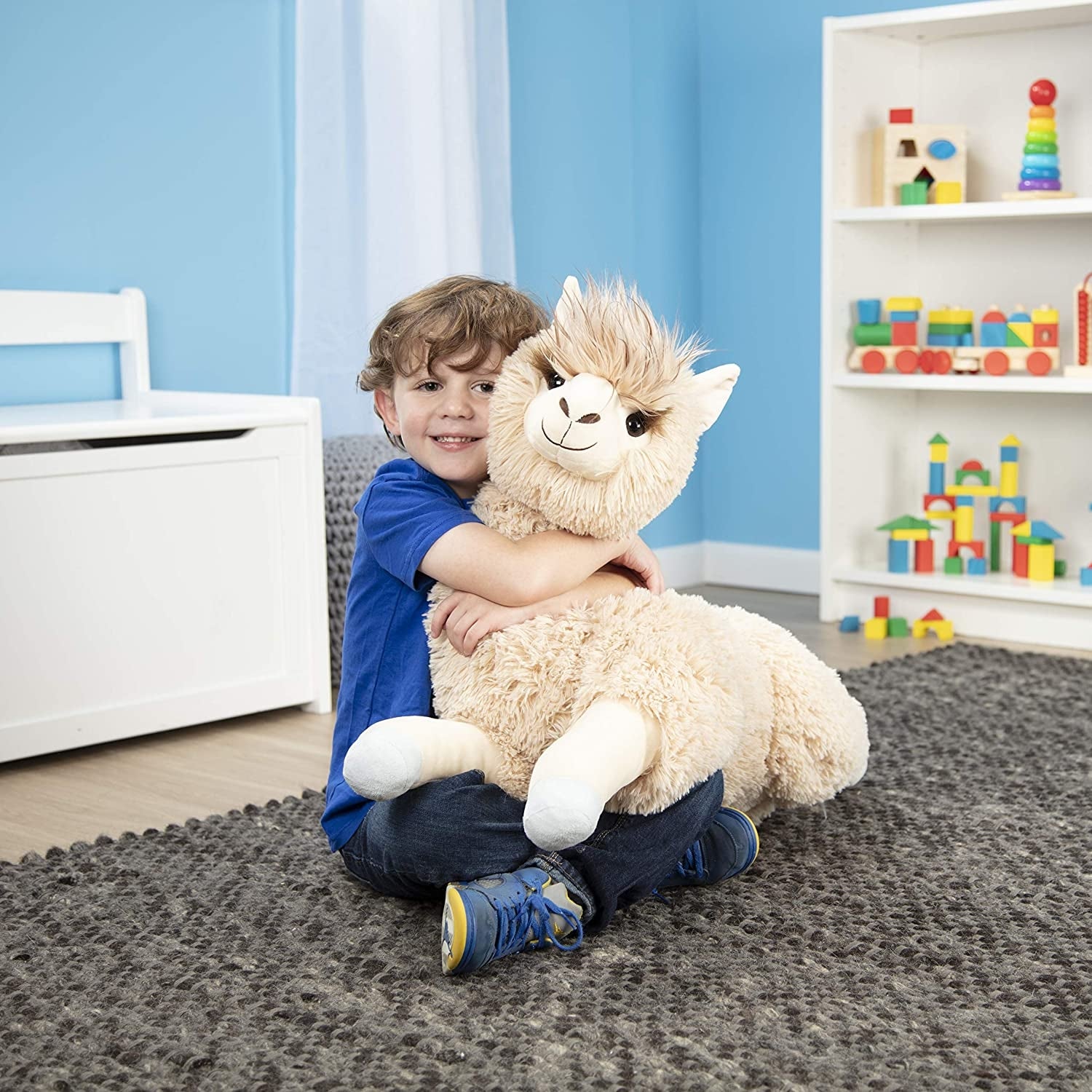 Melissa & Doug Jumbo Plush - Llama - 26 in Tall