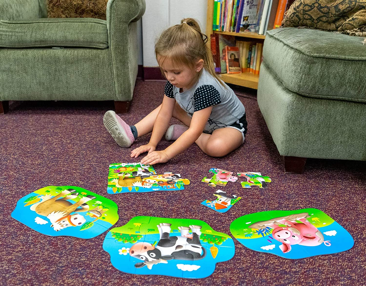 The Learning Journey First Puzzle Set 4-in-1 Box (4 Designs)