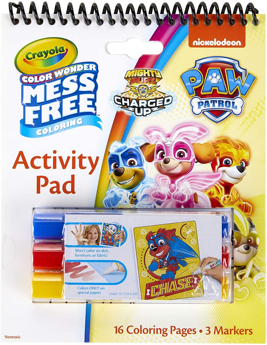 Crayola Color Wonder Mess Free Coloring Activity Pad (4 Designs) - Pupsik Singapore