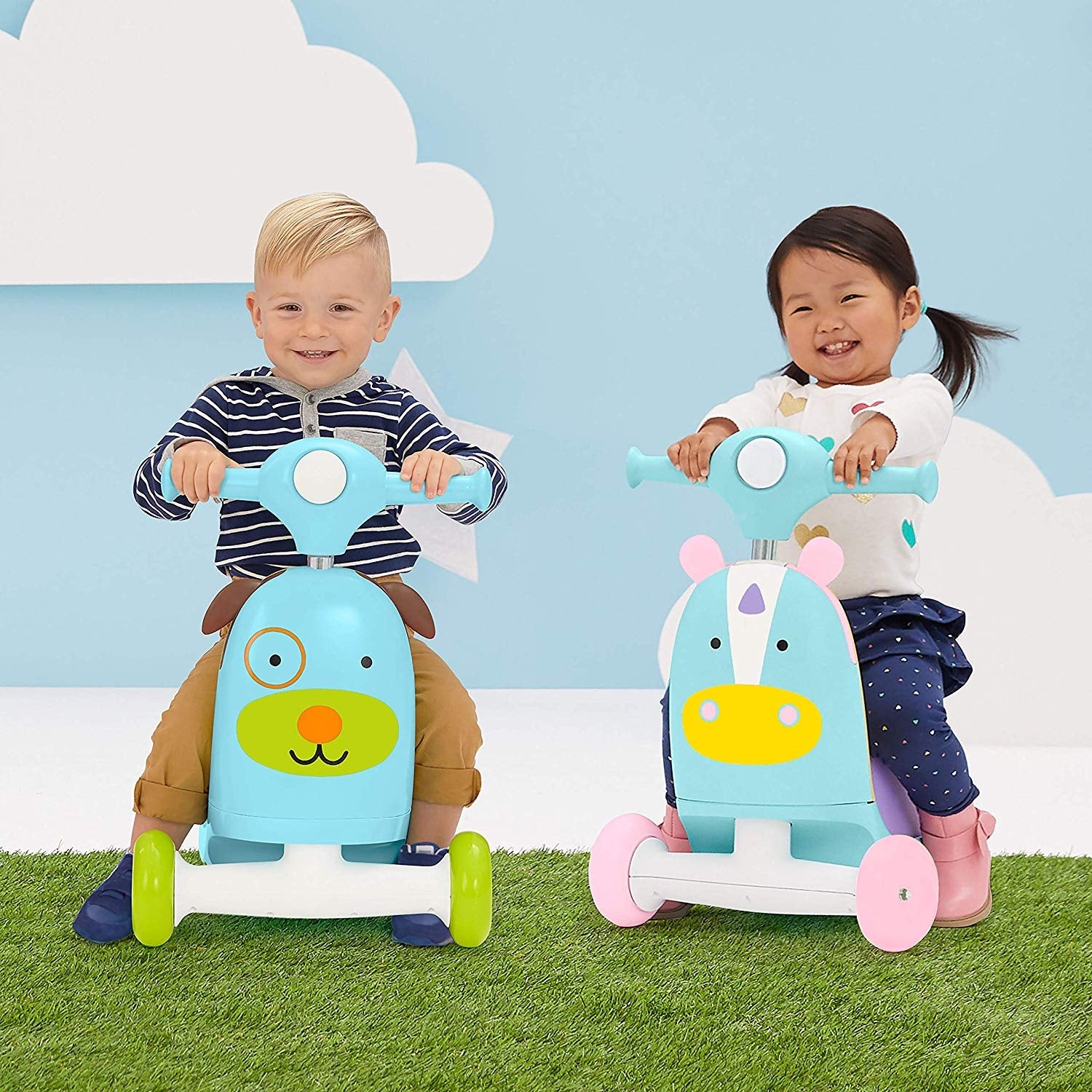 Skip Hop Zoo 3-In-1 Ride On Toy (2 Designs) - Pupsik Singapore