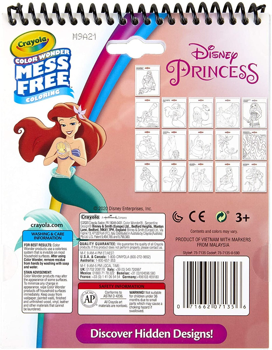 Crayola Color Wonder Mess Free Coloring Activity Pad (4 Designs) - Pupsik Singapore