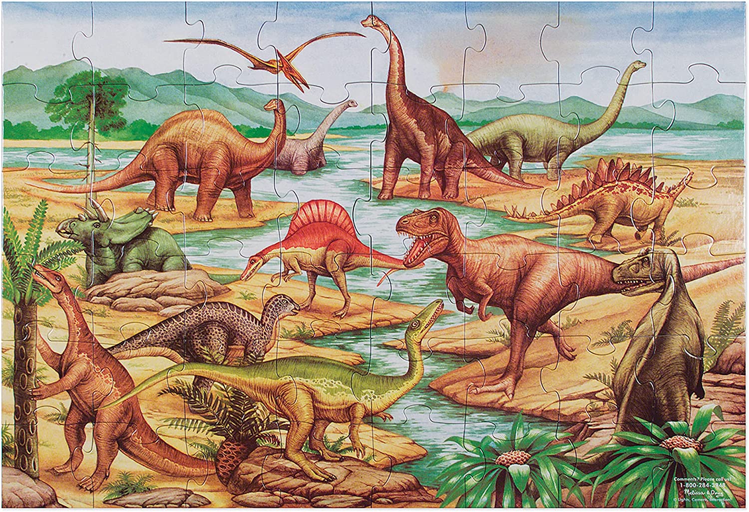 Melissa & Doug Floor Puzzle, 48 pcs (5 Themes) - Pupsik Singapore