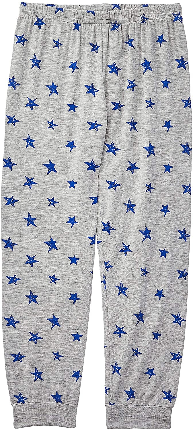 Baa Baa Sheepz Baby Long Sleeve Pyjama Set - Big Star & Sheep White/Blue Star Grey