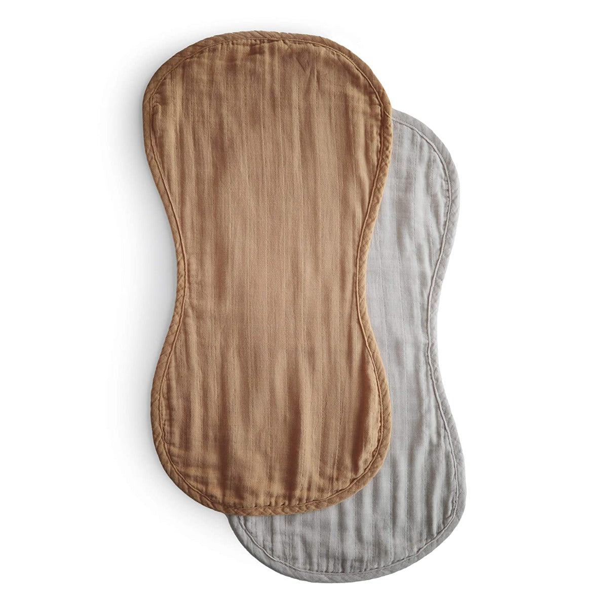 Mushie Muslin Organic Cotton Burp Cloth, 2pk (4 Designs) - Pupsik Singapore