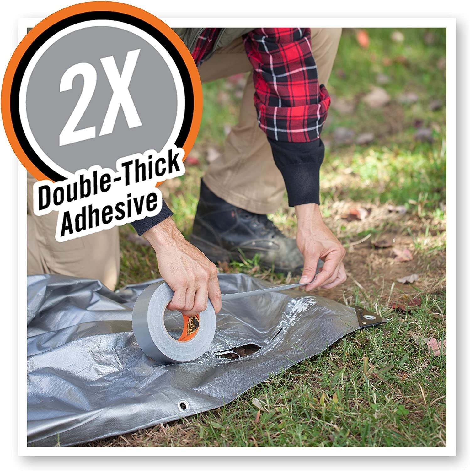 Gorilla Silver Tape Tough & Wide (27m)