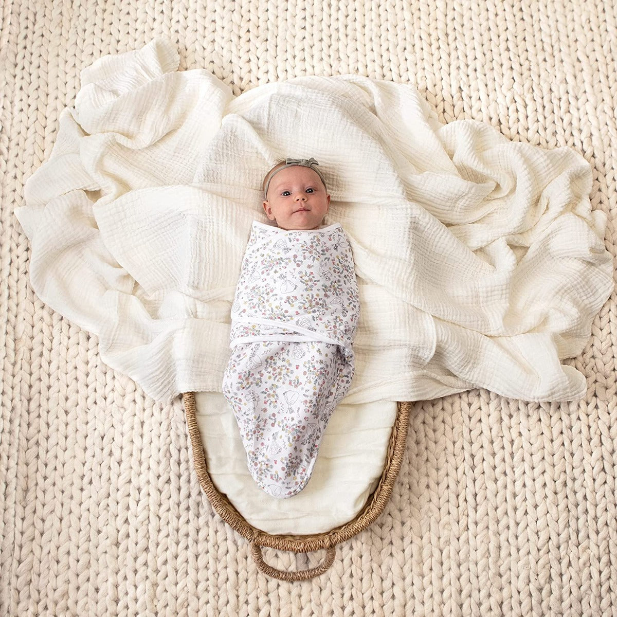 Aden Anais Essentials Swaddle Wrap  (3pk) , 0-3 months (14 Designs) - Pupsik Singapore