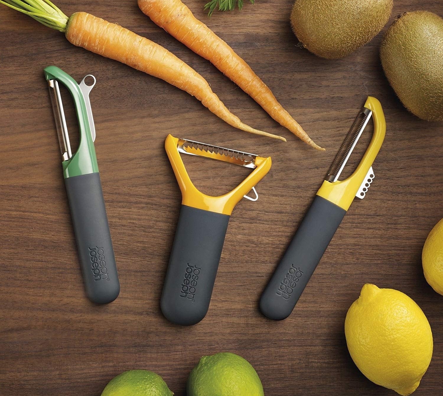 Joseph Joseph Multi-Peel Straight Peeler - Dark Green