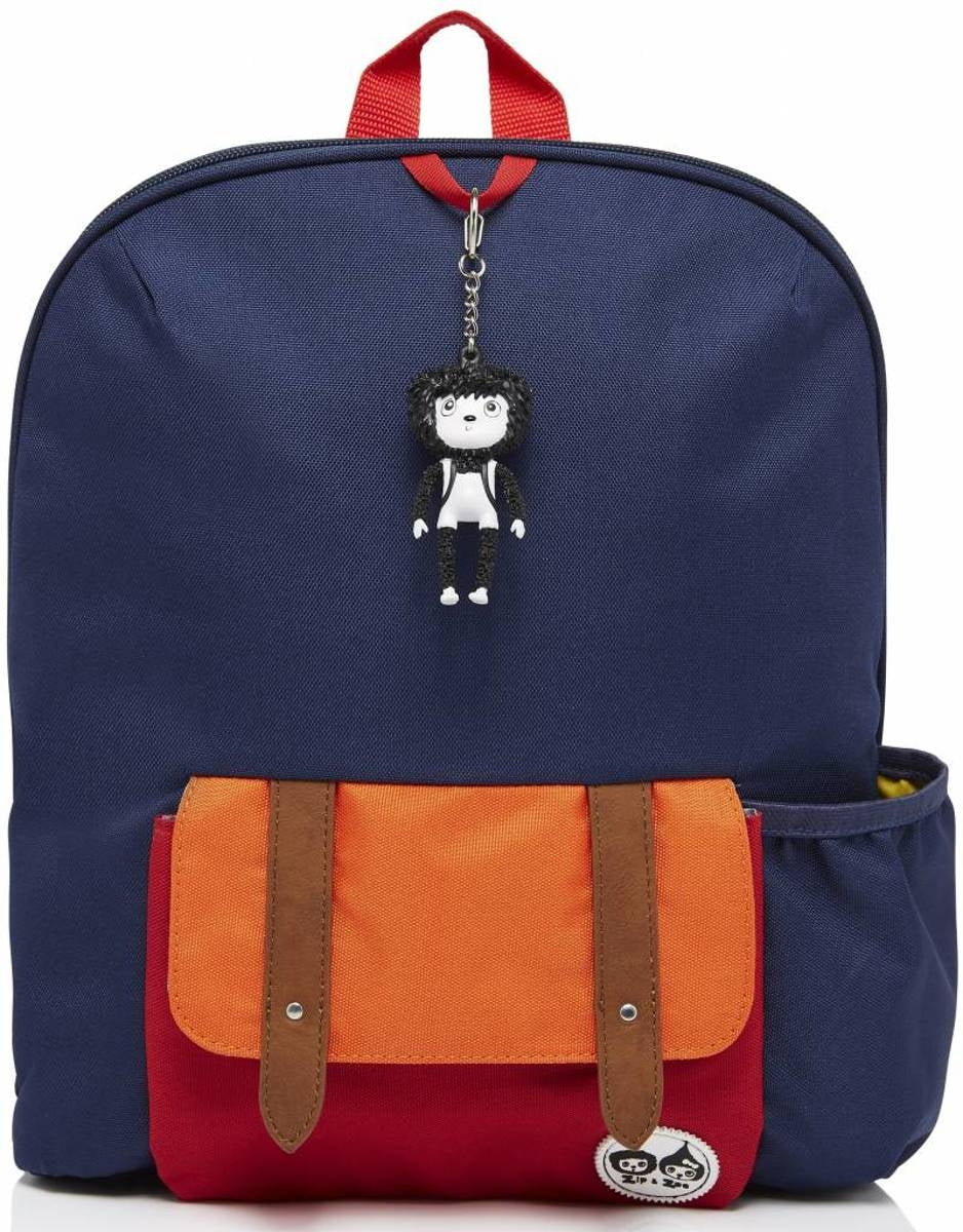 Babymel Zip & Zoe Kids Backpack & Safety Harness / Reins - Navy