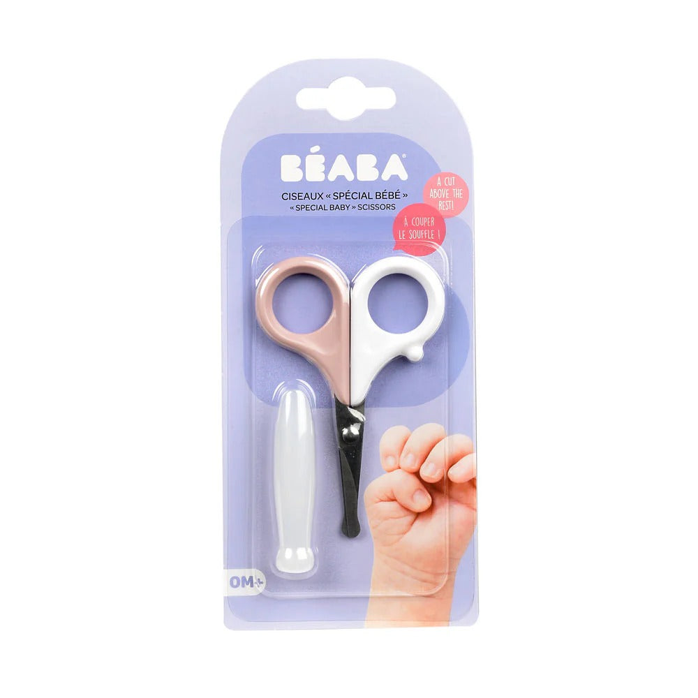Beaba Baby Nail Scissors - Old Pink