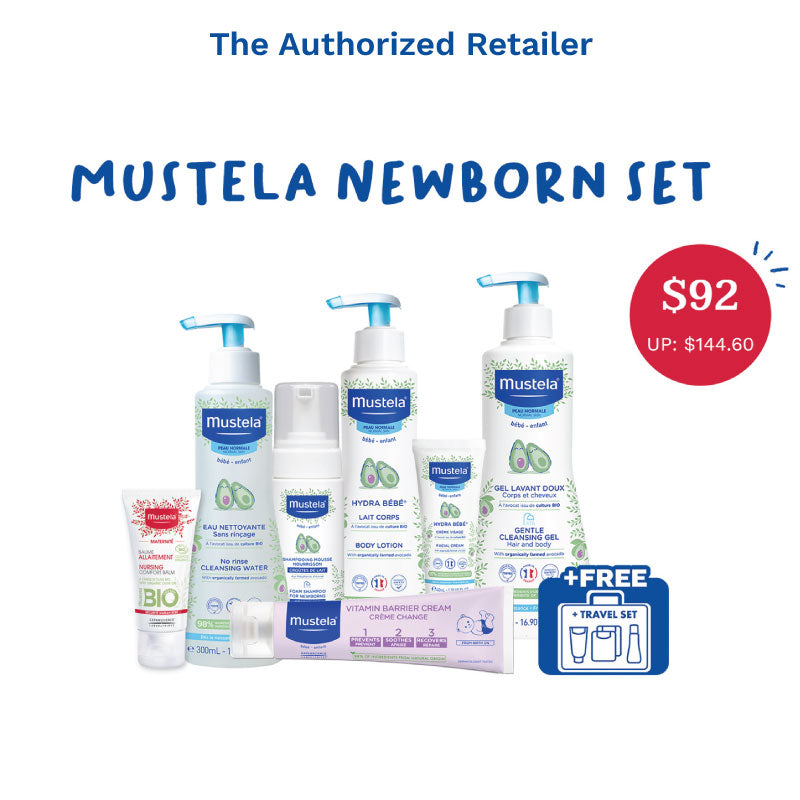 Mustela Newborn Essential Set with Nursing Comfort Balm (Exp 01/27)