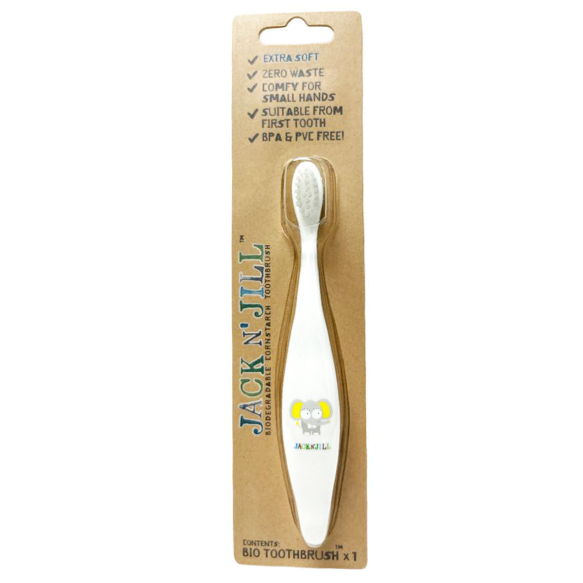 Jack N' Jill Bio Toothbrush (5 Designs) - Pupsik Singapore