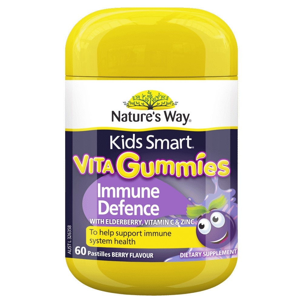 Nature's Way Kids Smart Vita Gummies Immune Defence, 60s (Exp 11/26)