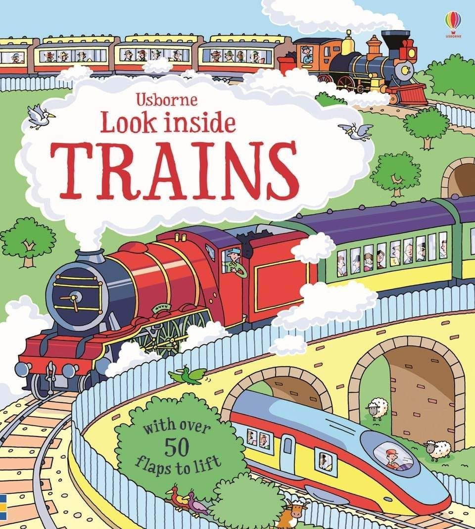 Usborne Lift-the-Flap Look Inside Book (10 Types)