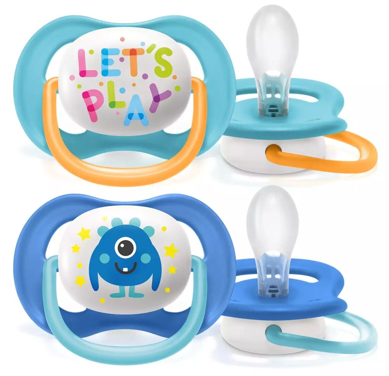 Philips Avent Ultra Air Pacifier, 2pk - 6-18M (14 Designs) - Pupsik Singapore