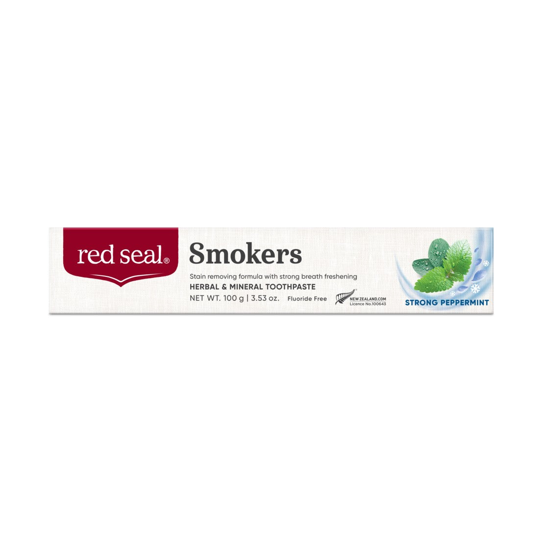 Red Seal Smokers Natural Toothpaste, 100g x 2pk (Exp 09/27)