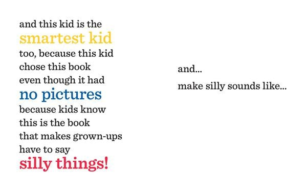 The Book with No Pictures Story Book