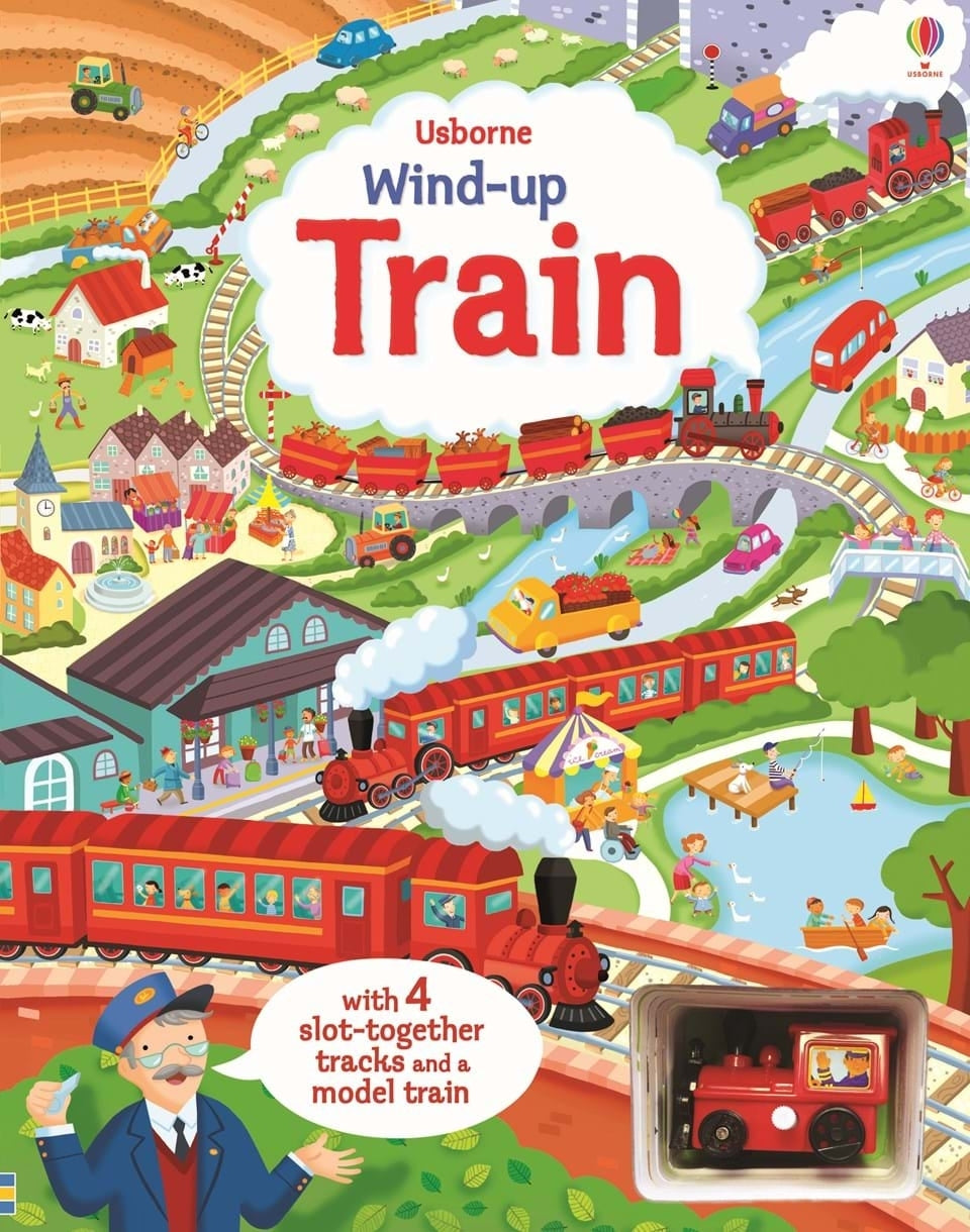 Usborne Wind-up Board Book & Toy Series (4 Titles)
