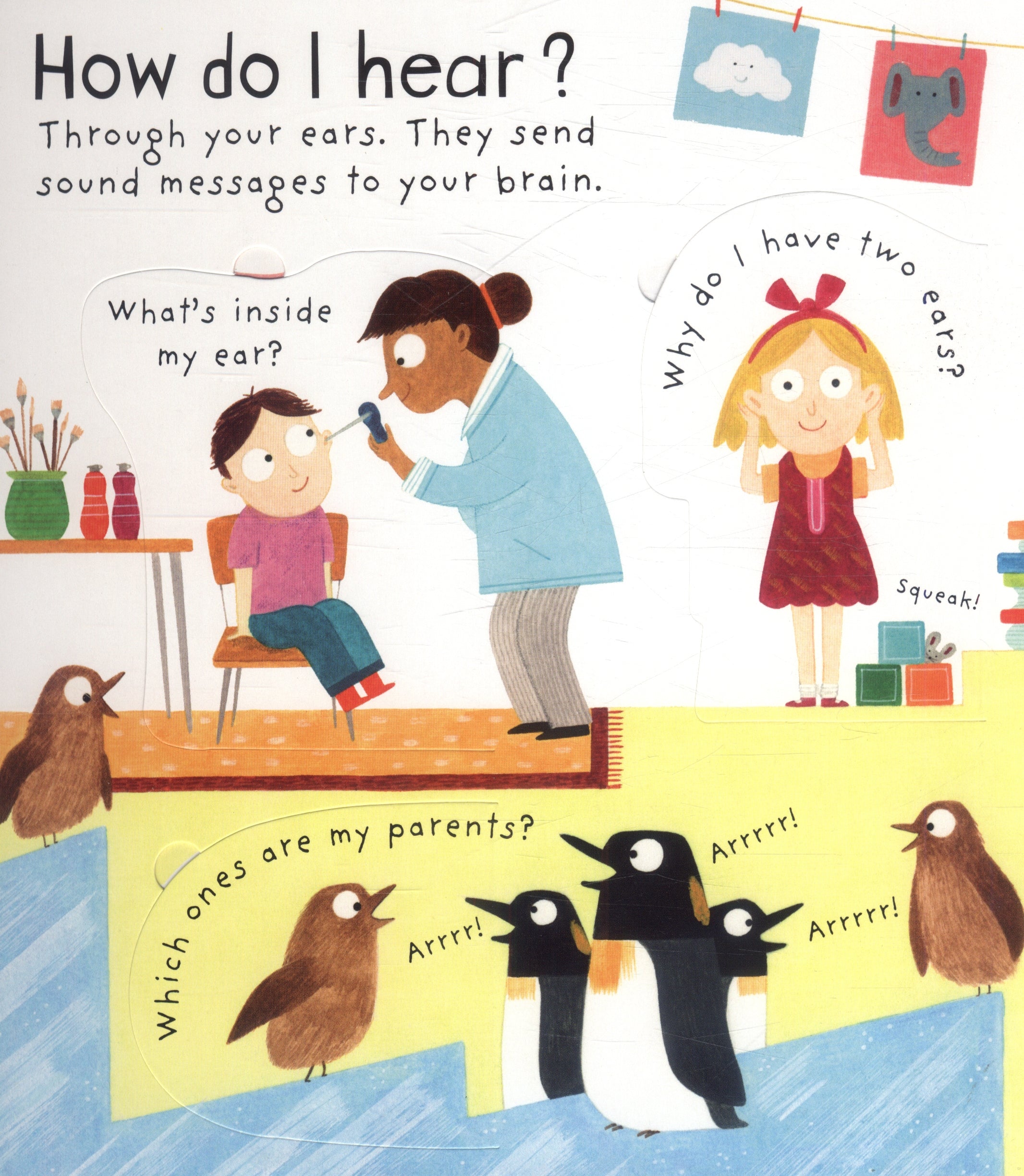 Usborne Lift-the-flap First Questions and Answers Board Book (2 Titles) - Pupsik Singapore