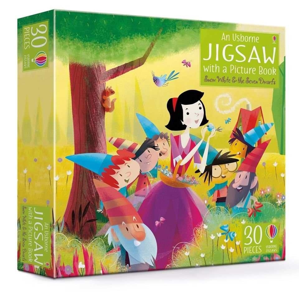 Usborne Book & Jigsaws Set (30pc) (2 Titles) - Pupsik Singapore