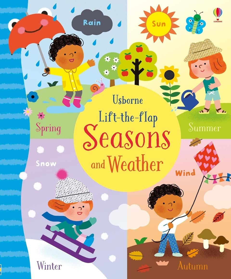 Usborne Lift-the-Flap Board Book Series - Age: 3+ (5 Titles)