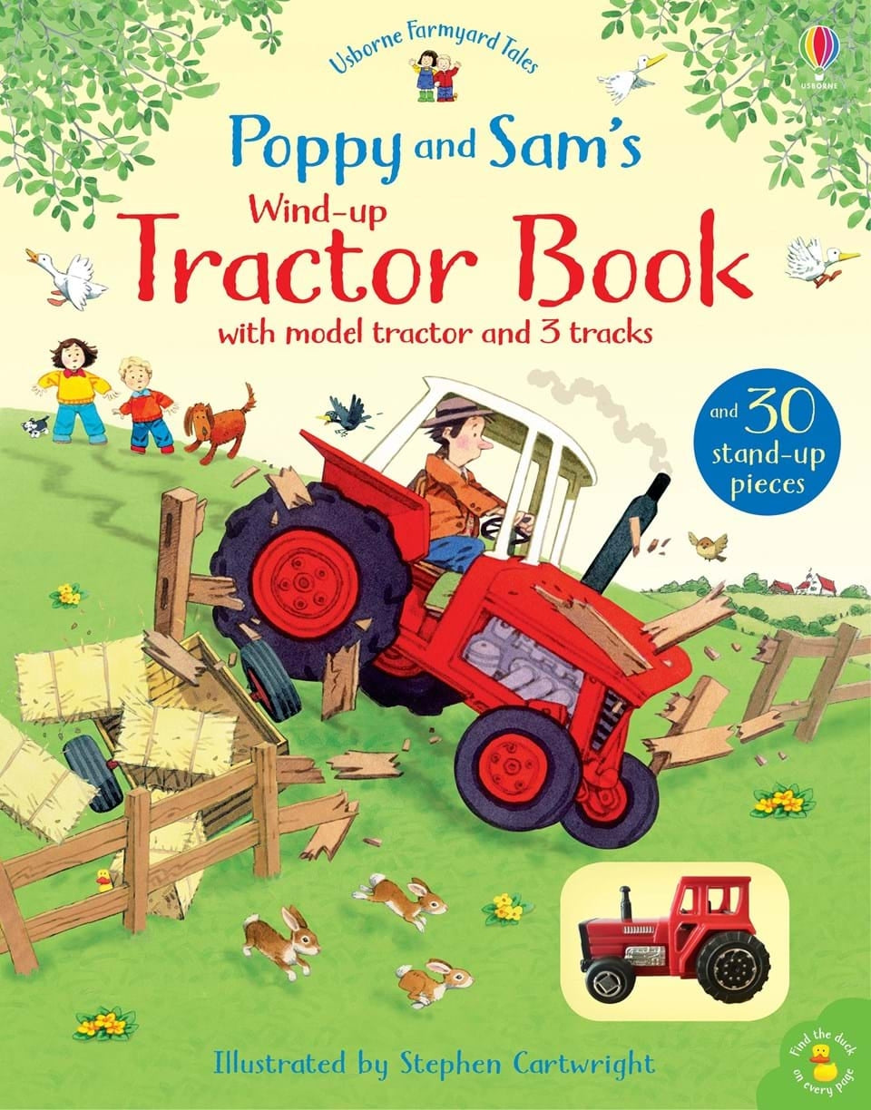 Usborne Wind-up Board Book & Toy Series (4 Titles)