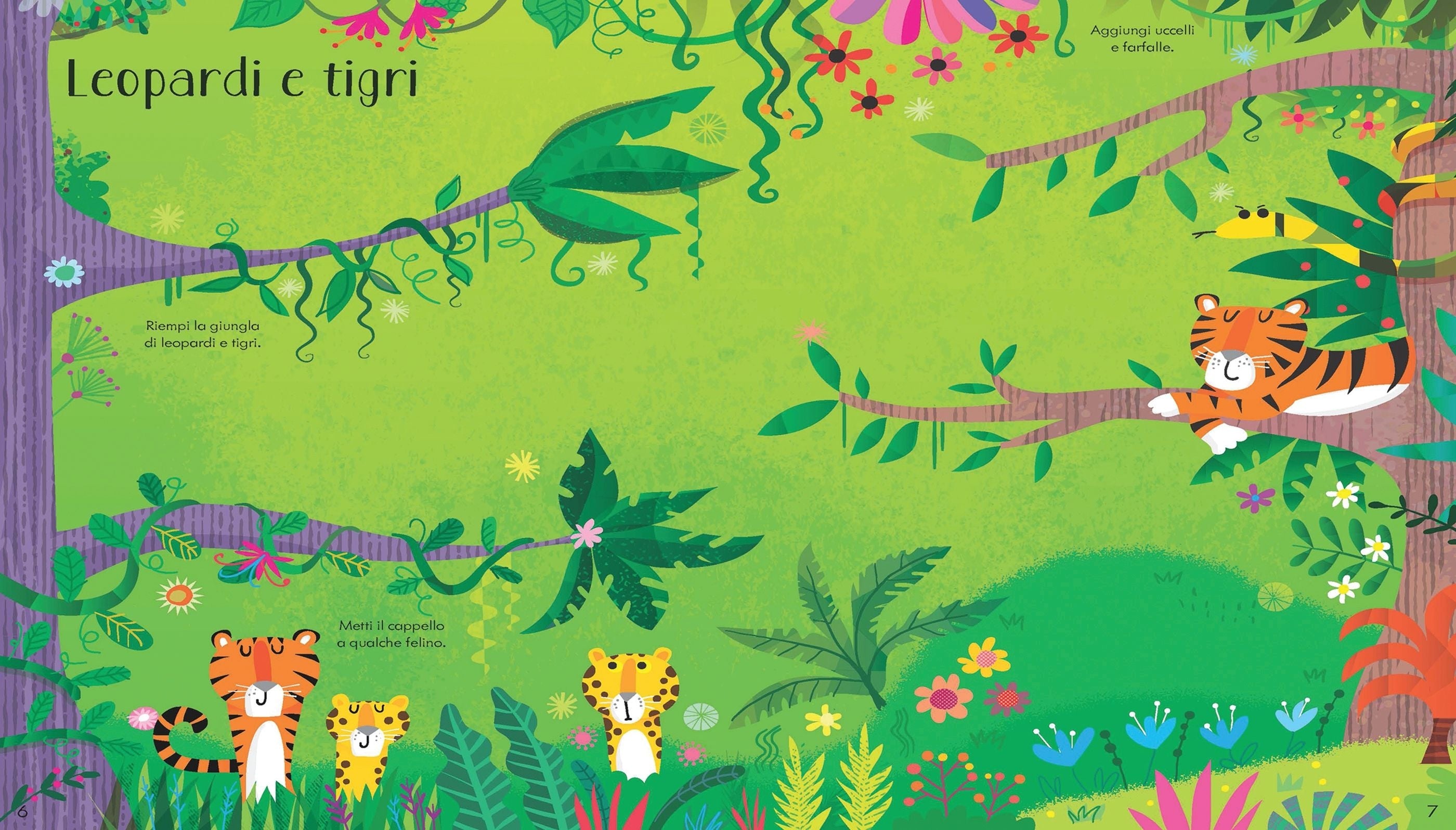 Usborne Little First Stickers Book - Jungle