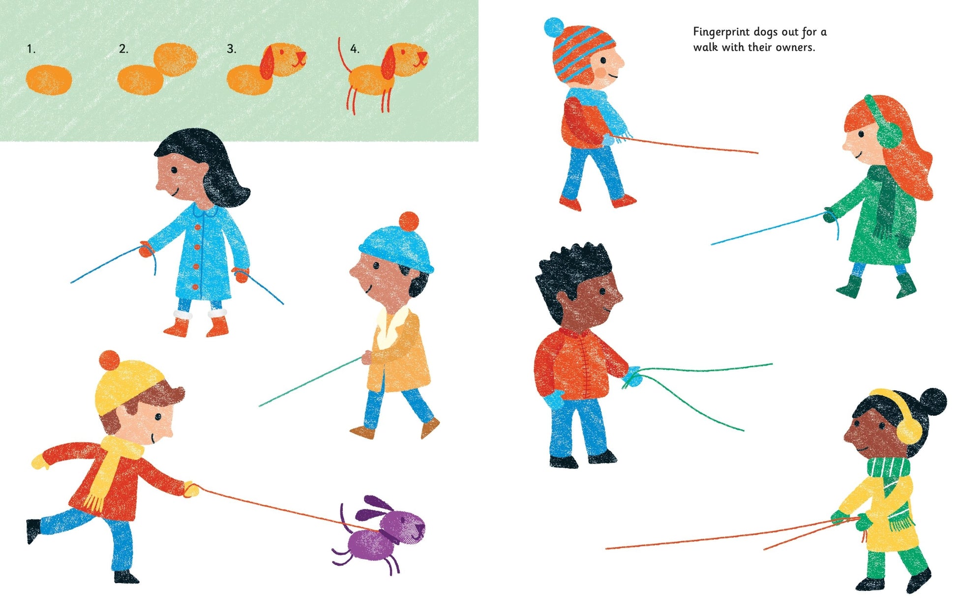 Usborne Fingerprint Activities (6 Titles) - Pupsik Singapore