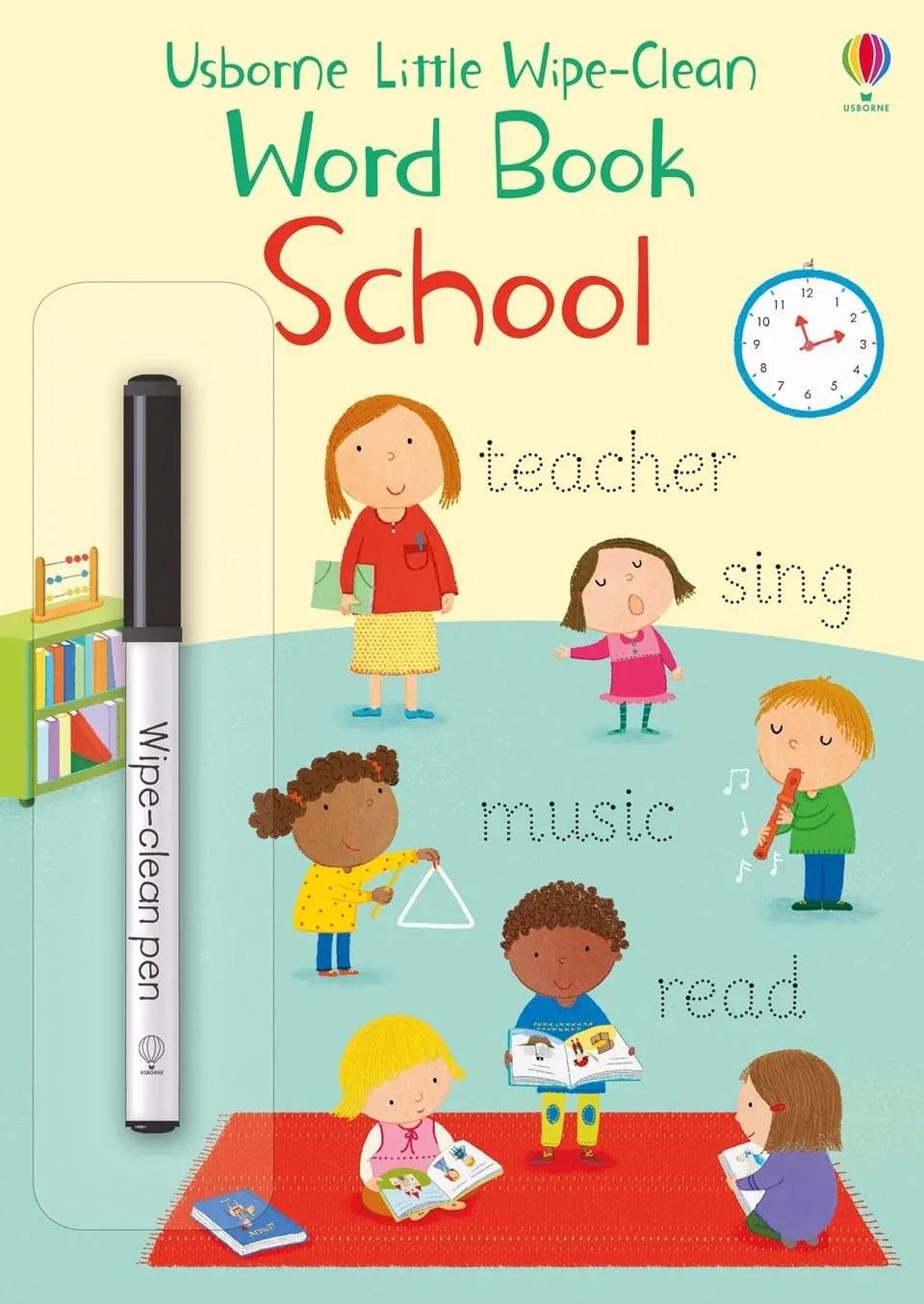 Usborne Little Wipe-Clean Word Book (2 Titles) | Pupsik Singapore