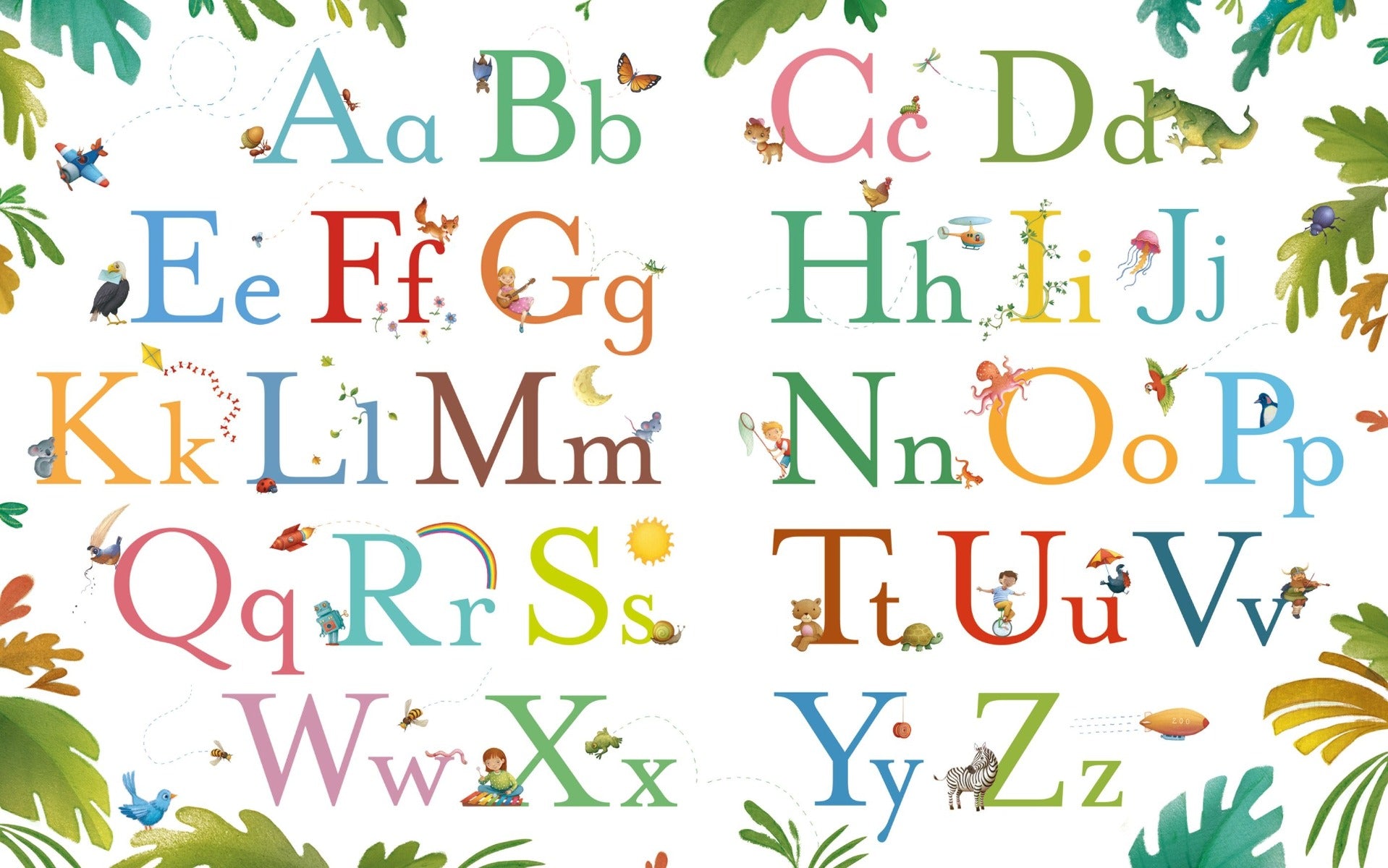 Usborne Illustrated Alphabets Book