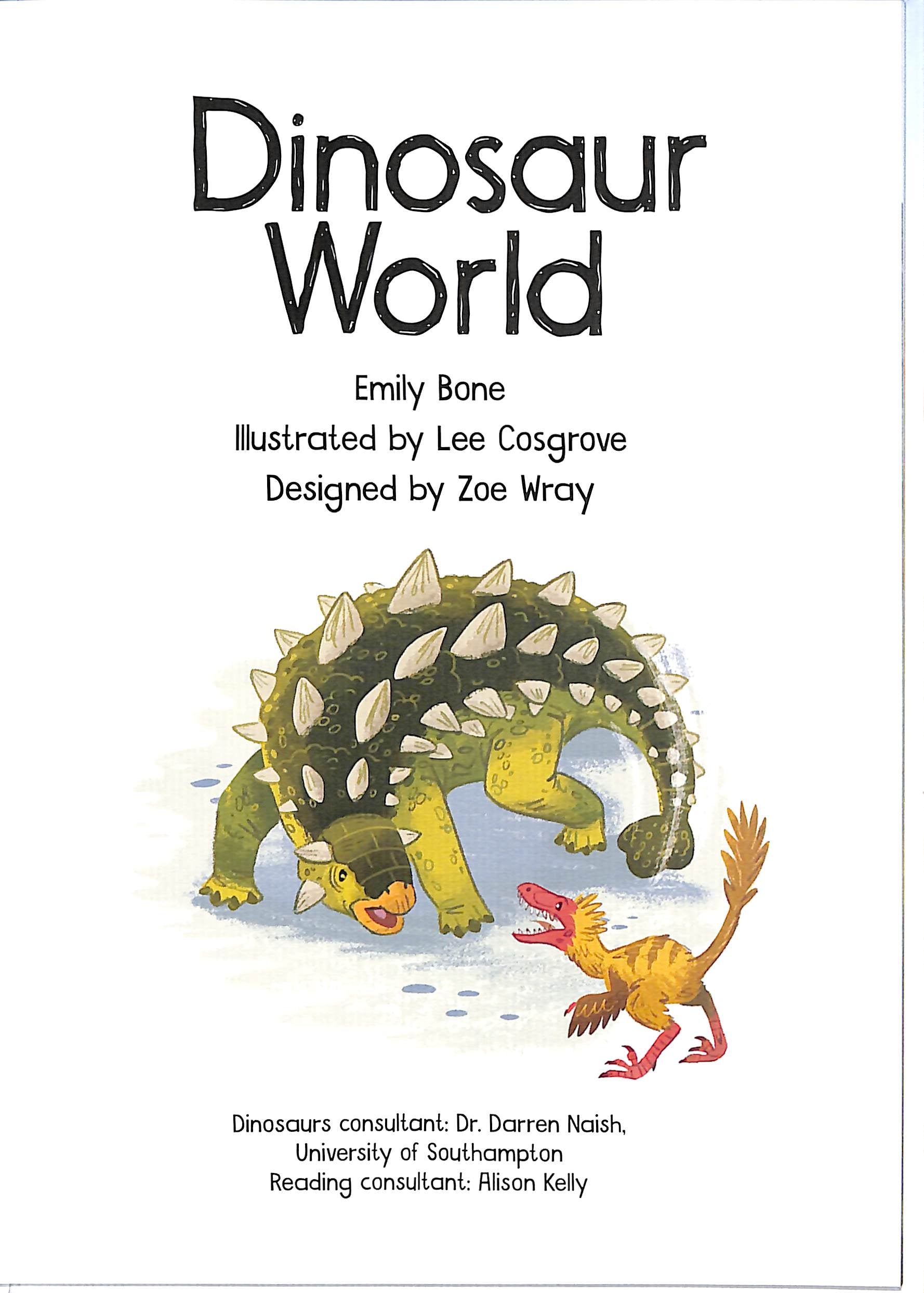 Usborne Beginners Dinosaur World Story Book
