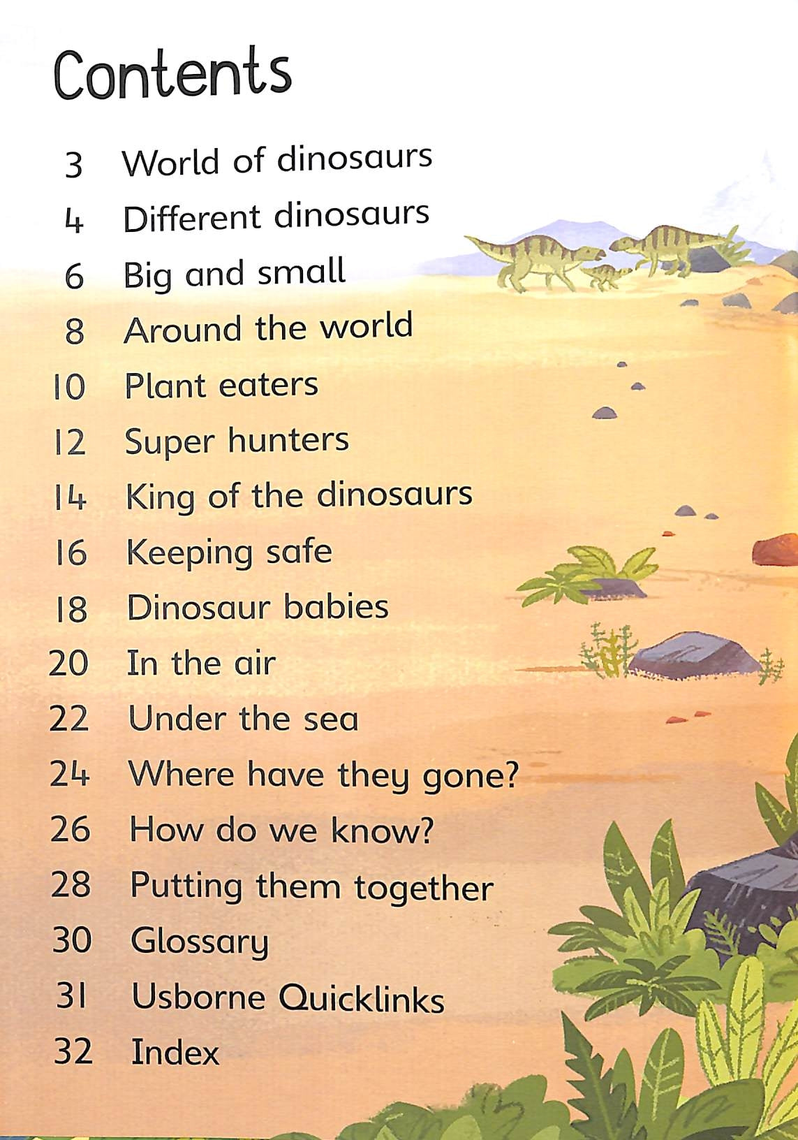 Usborne Beginners Dinosaur World Story Book