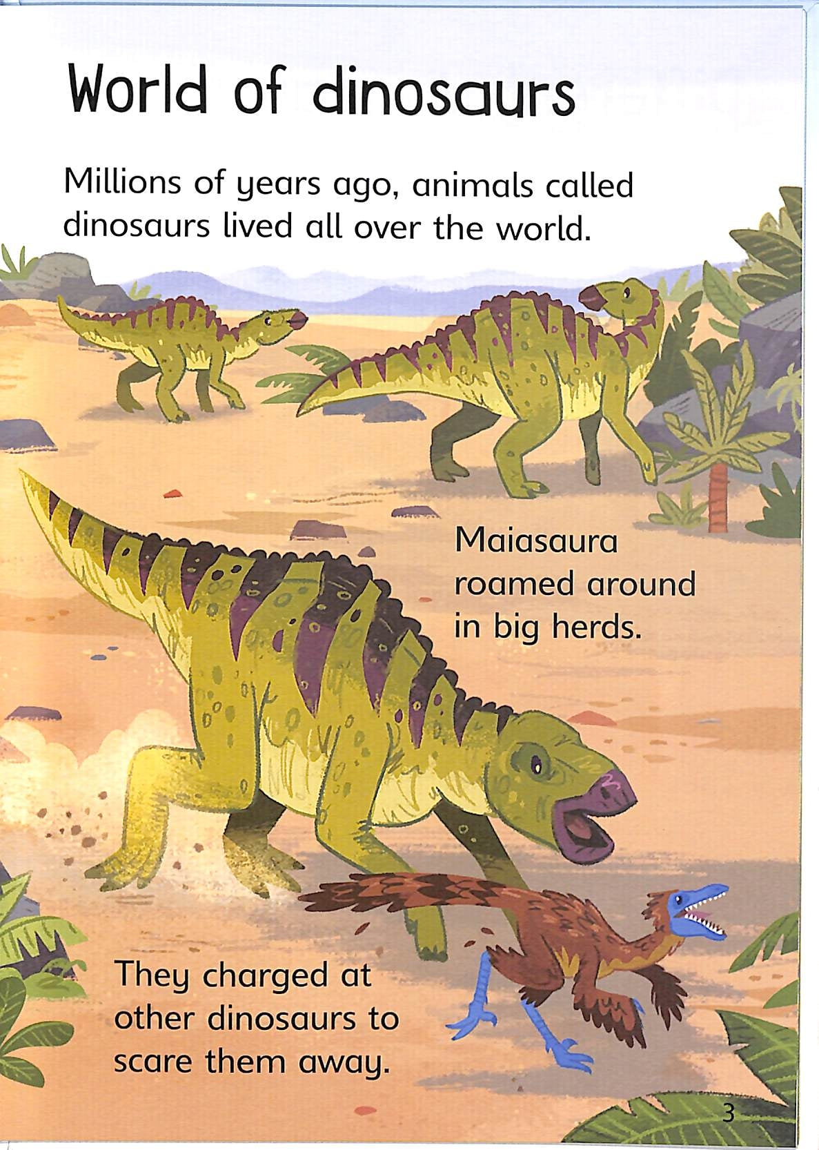 Usborne Beginners Dinosaur World Story Book