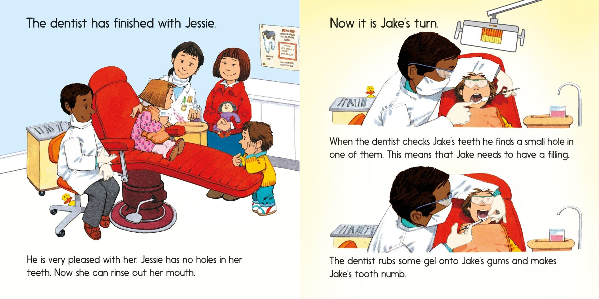 Usborne First Experiences - Going To The Dentist Story Book