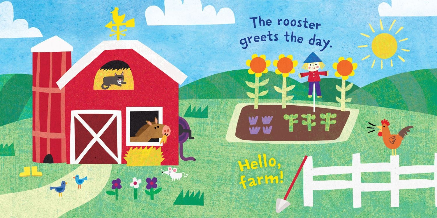 Hello, Farm! Baby Story Book (Indestructibles Series)