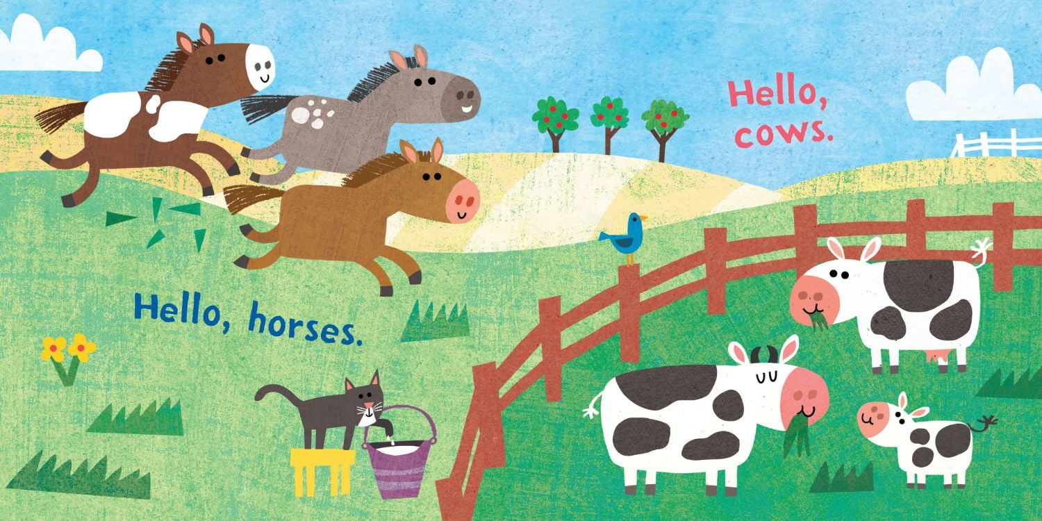Hello, Farm! Baby Story Book (Indestructibles Series)