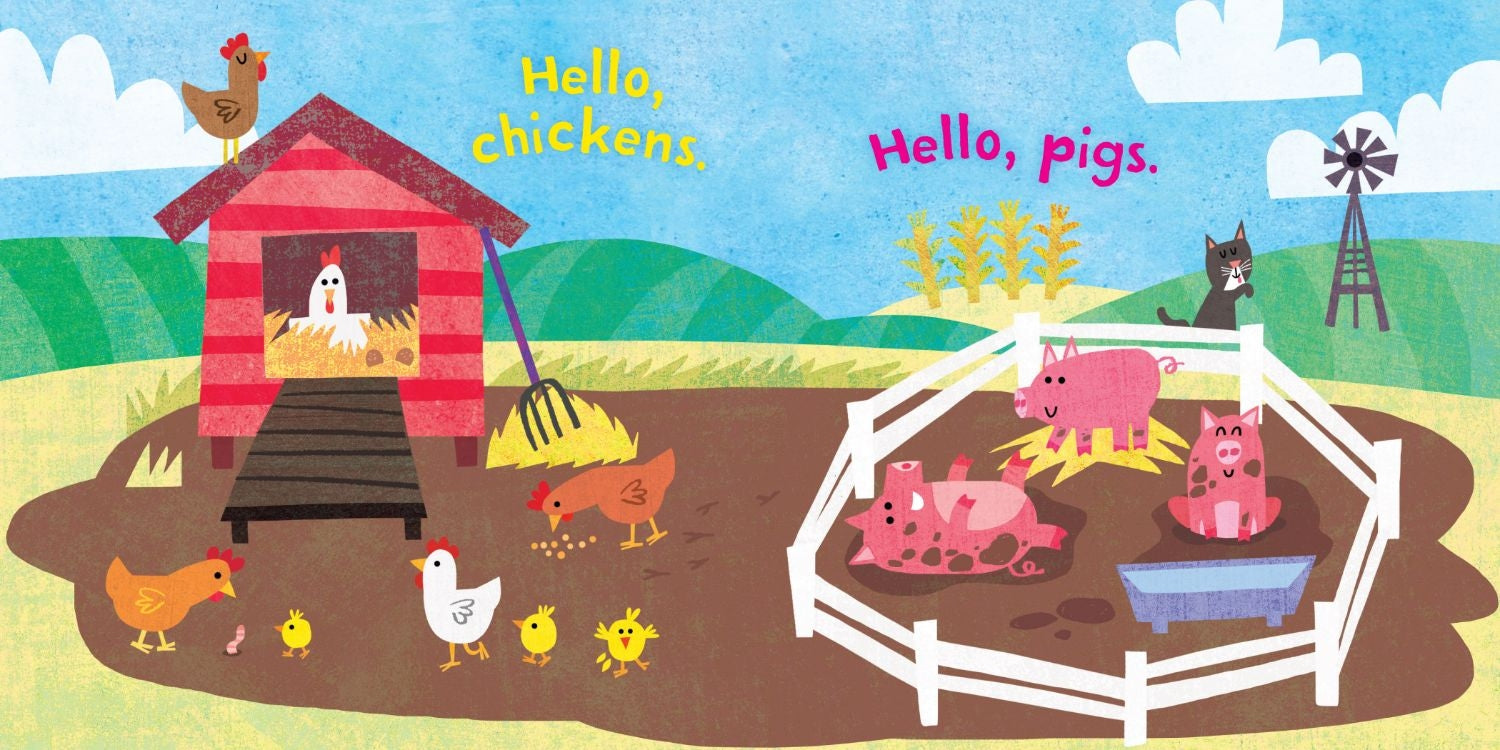 Hello, Farm! Baby Story Book (Indestructibles Series)
