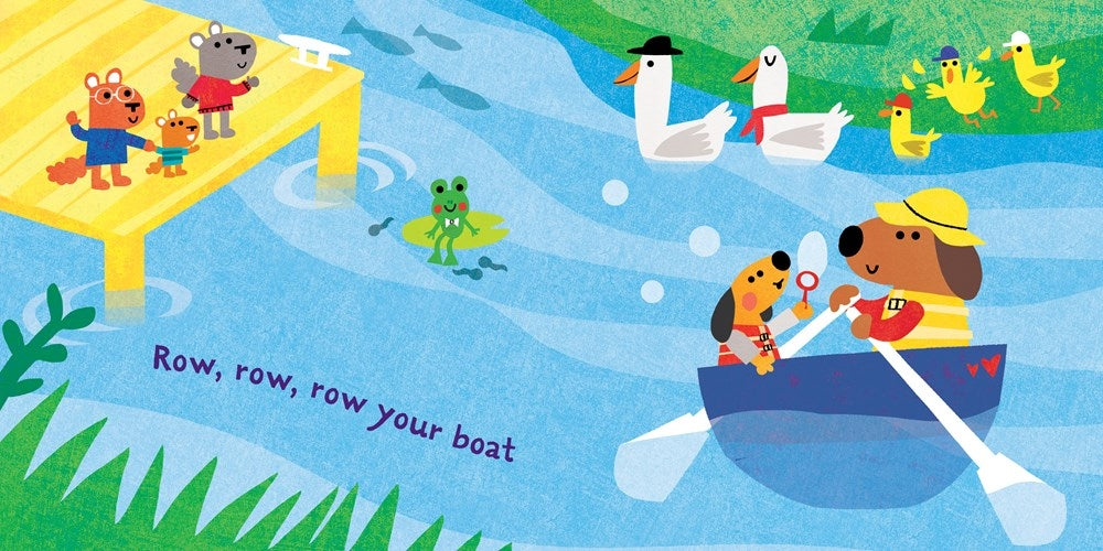 Row, Row, Row Your Boat Baby Rhyme Book (Indestructibles Series)