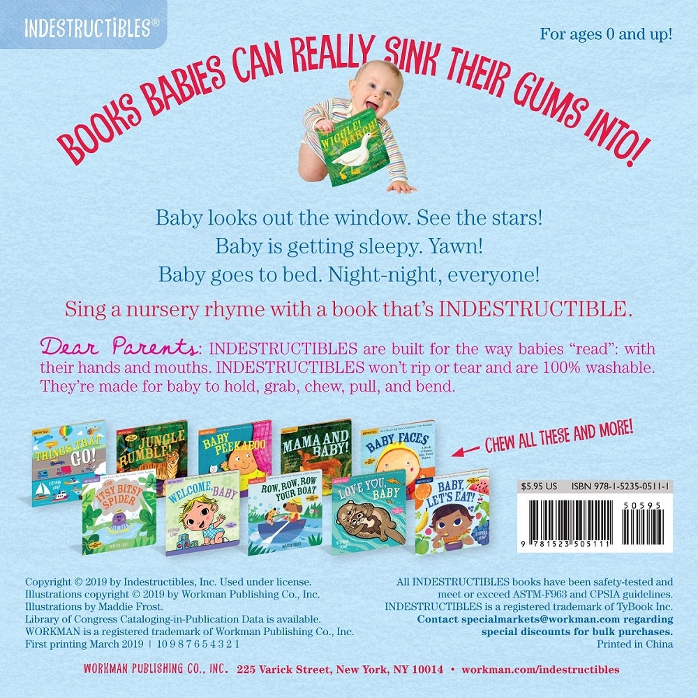 Twinkle, Twinkle, Little Star Baby Rhyme Book (Indestructibles Series)