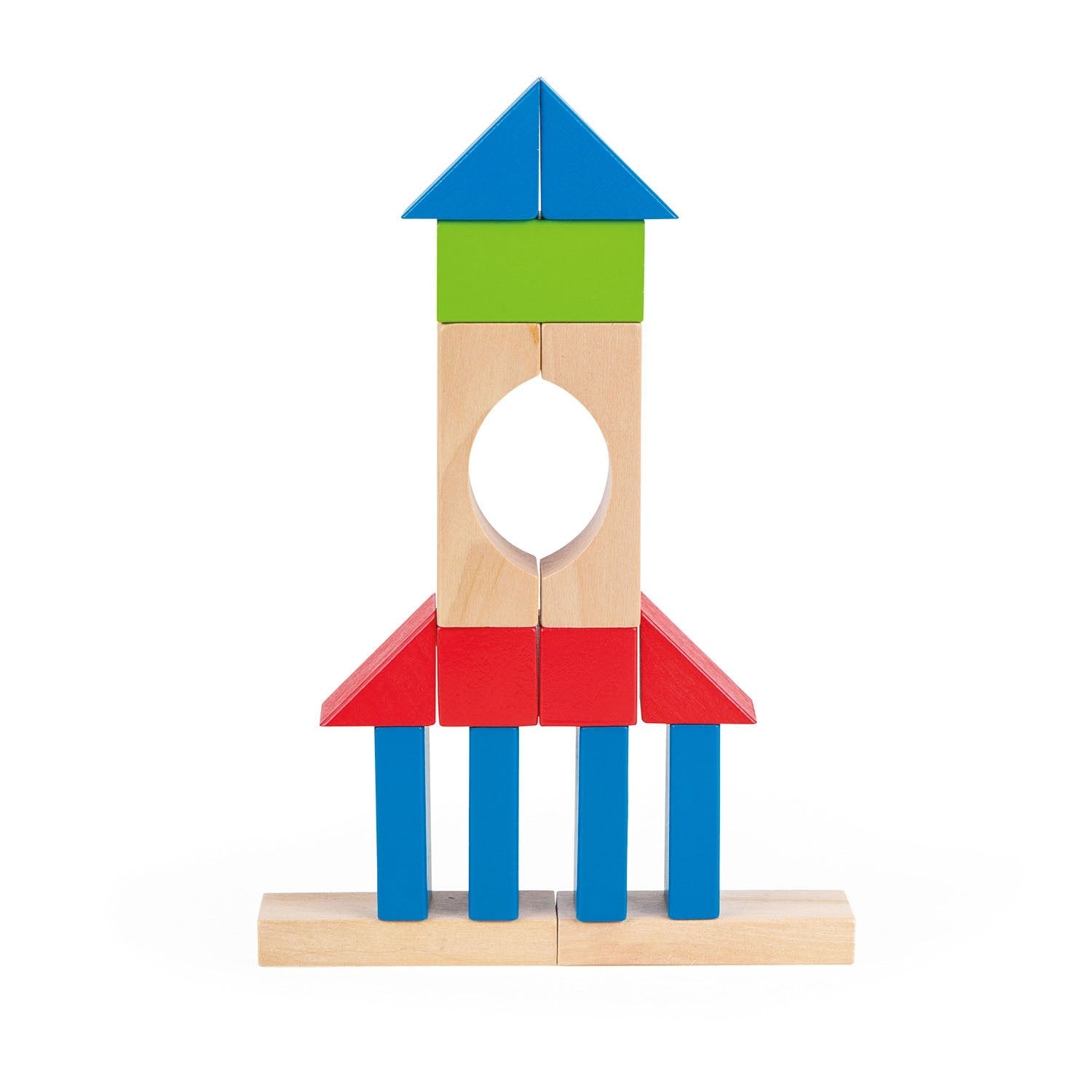 Hape Build Up and Away Beech Blocks (100pc)