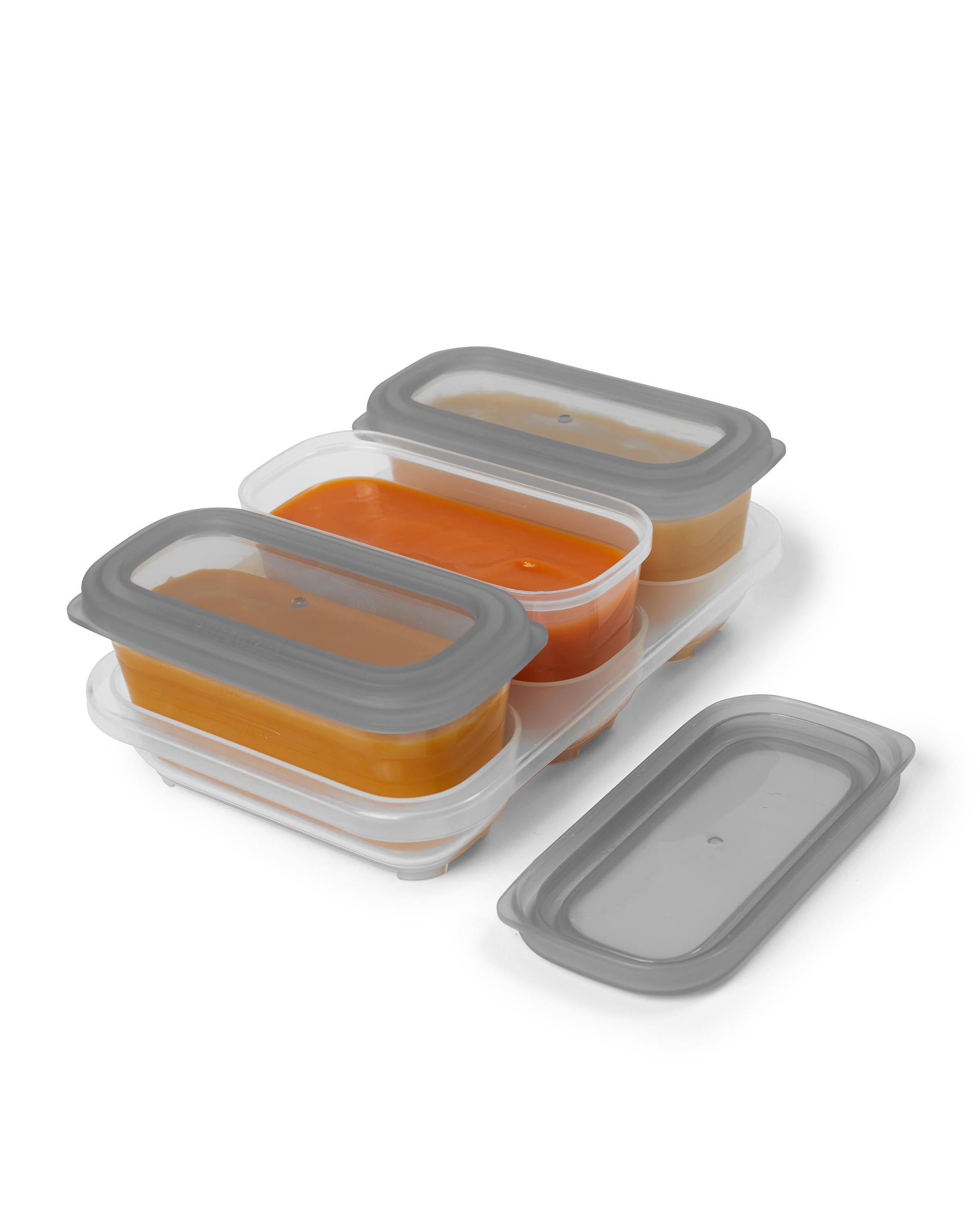 Skip Hop Easy-Store Containers (3 x 6oz) - Grey