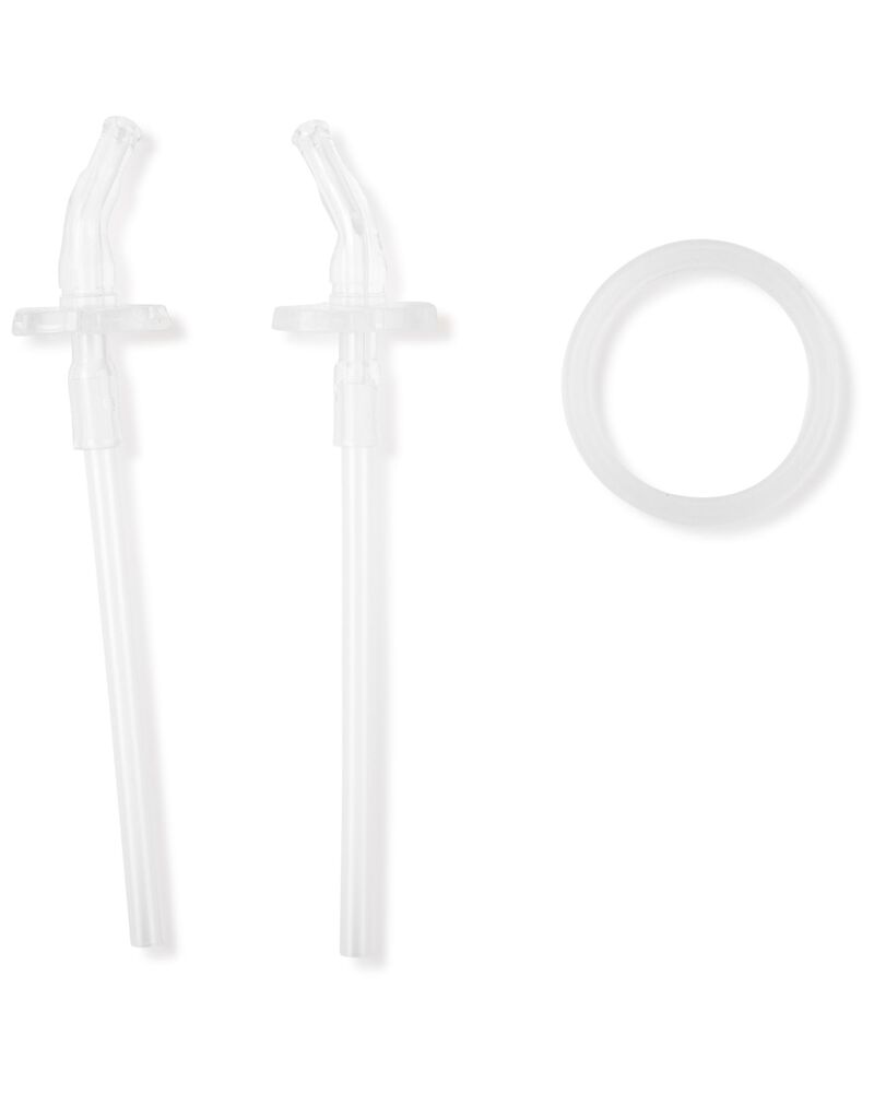 Skip Hop Zoo Extra Straws for Stainless Steel Straw Bottle, 2pk