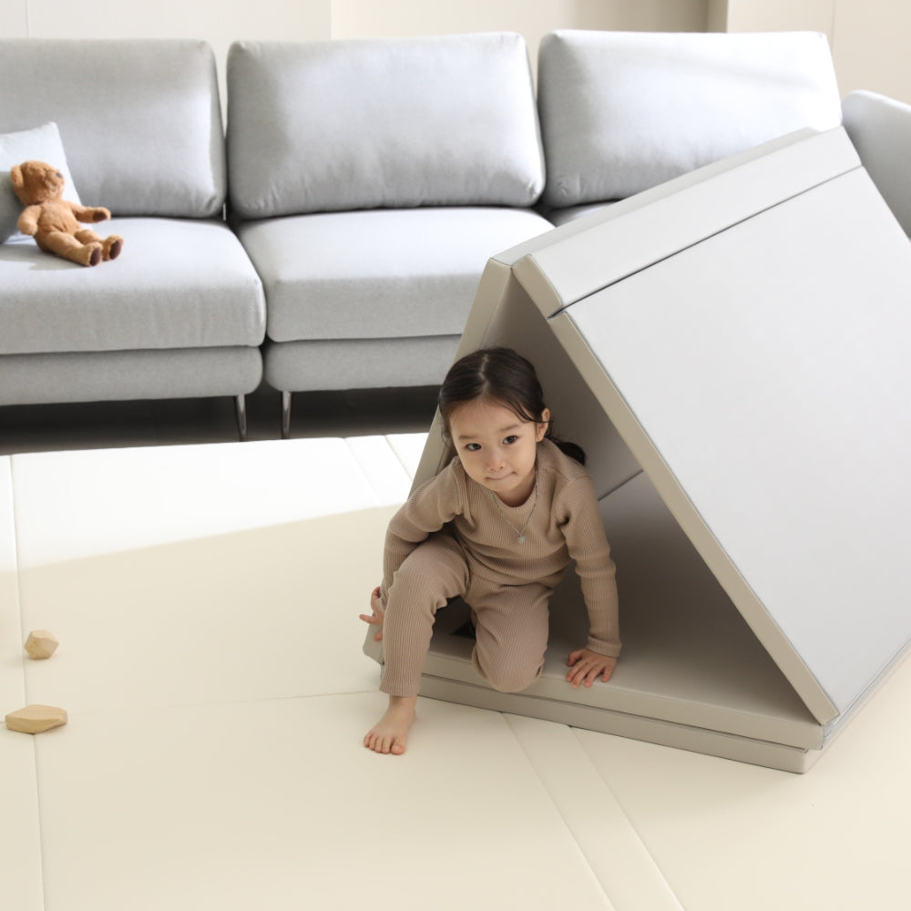 Creamhaus FREE Non-Slip Folding Playmat (210x140x4cm) - Cream