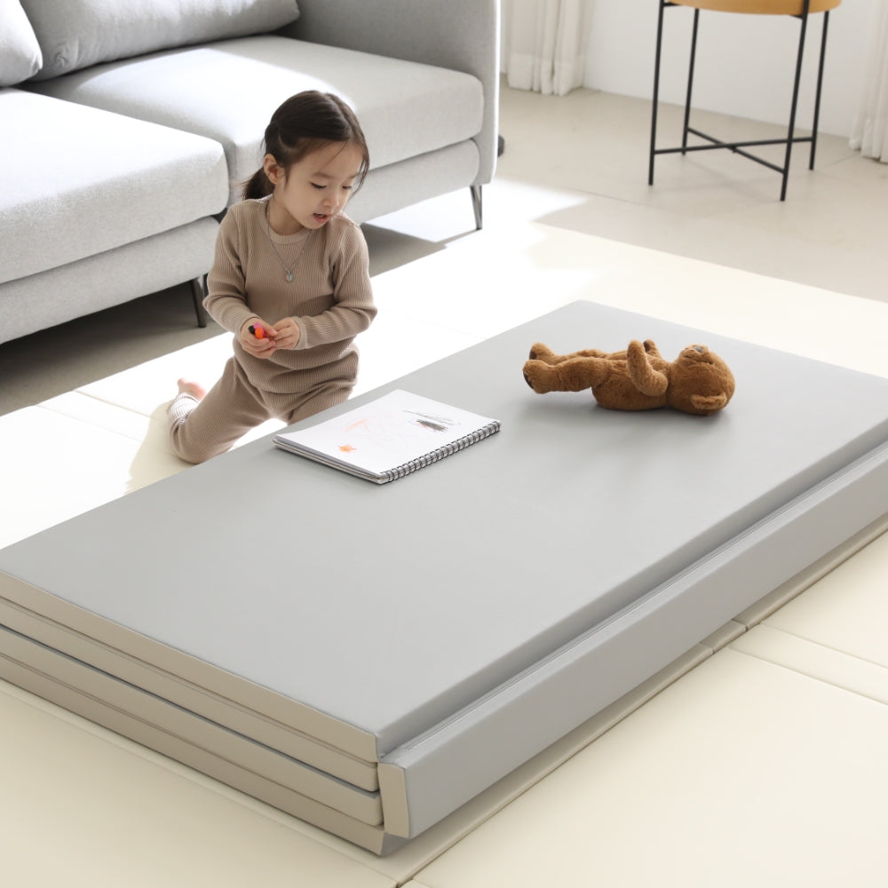 Creamhaus FREE Non-Slip Folding Playmat (210x140x4cm) - Cream