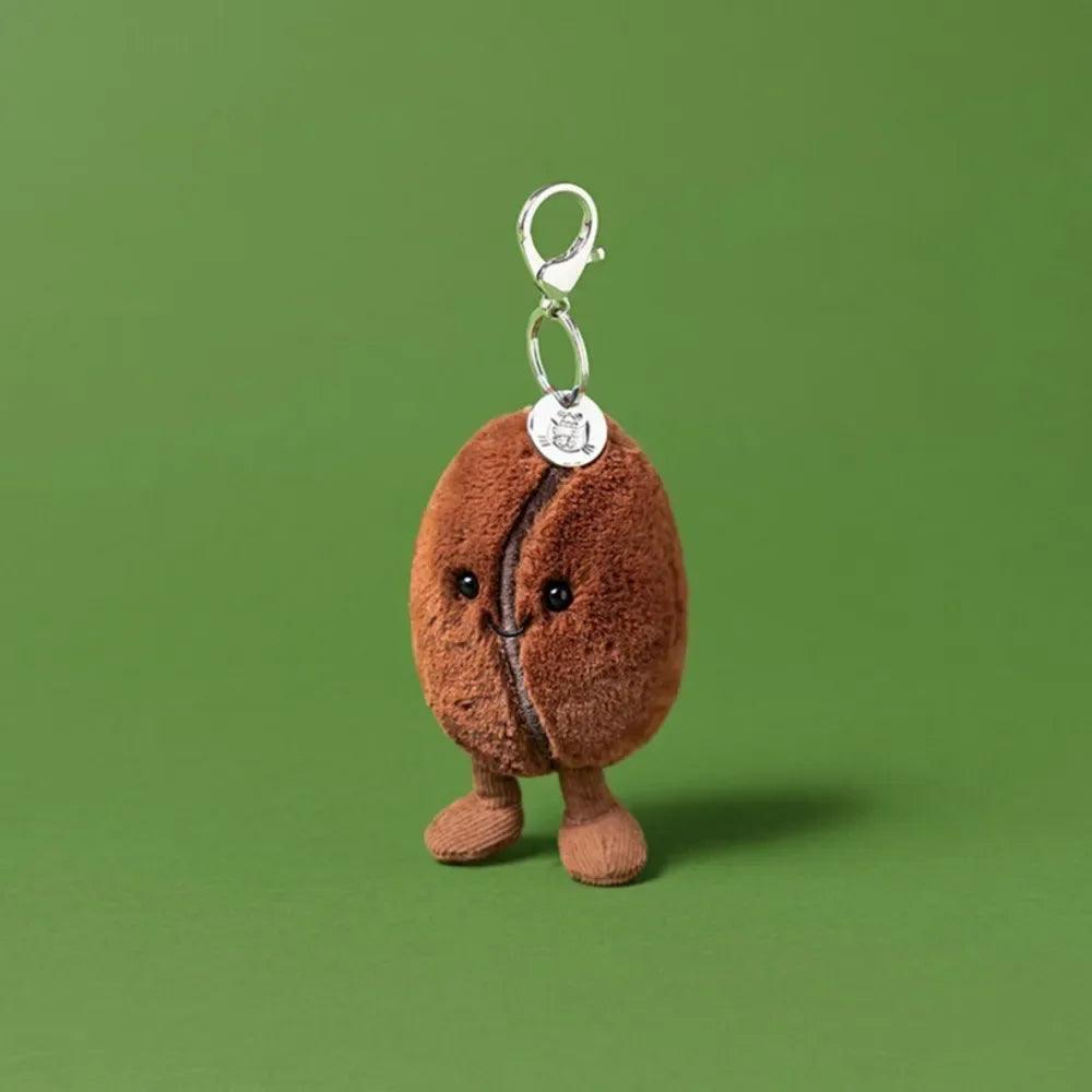 Jellycat Amuseables Coffee Bean Bag Charm - Pupsik Singapore