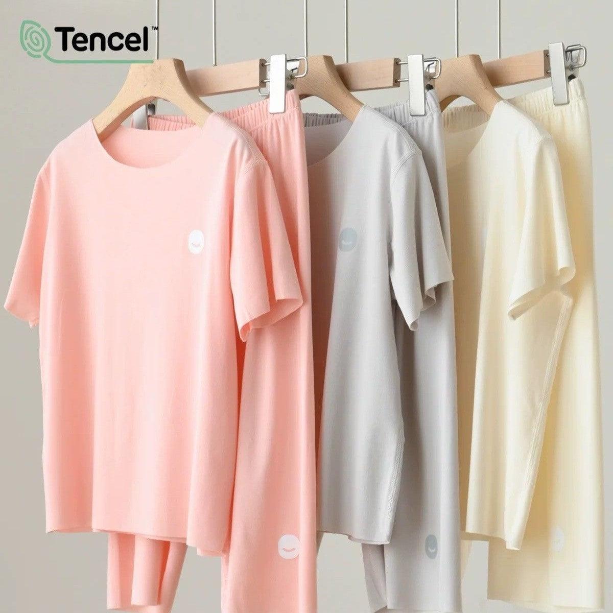 MPJ Kids TENCEL™ Cooling Pyjamas Set - Short Sleeve & Pants (2 Colors) | 9Y+ - Pupsik Singapore