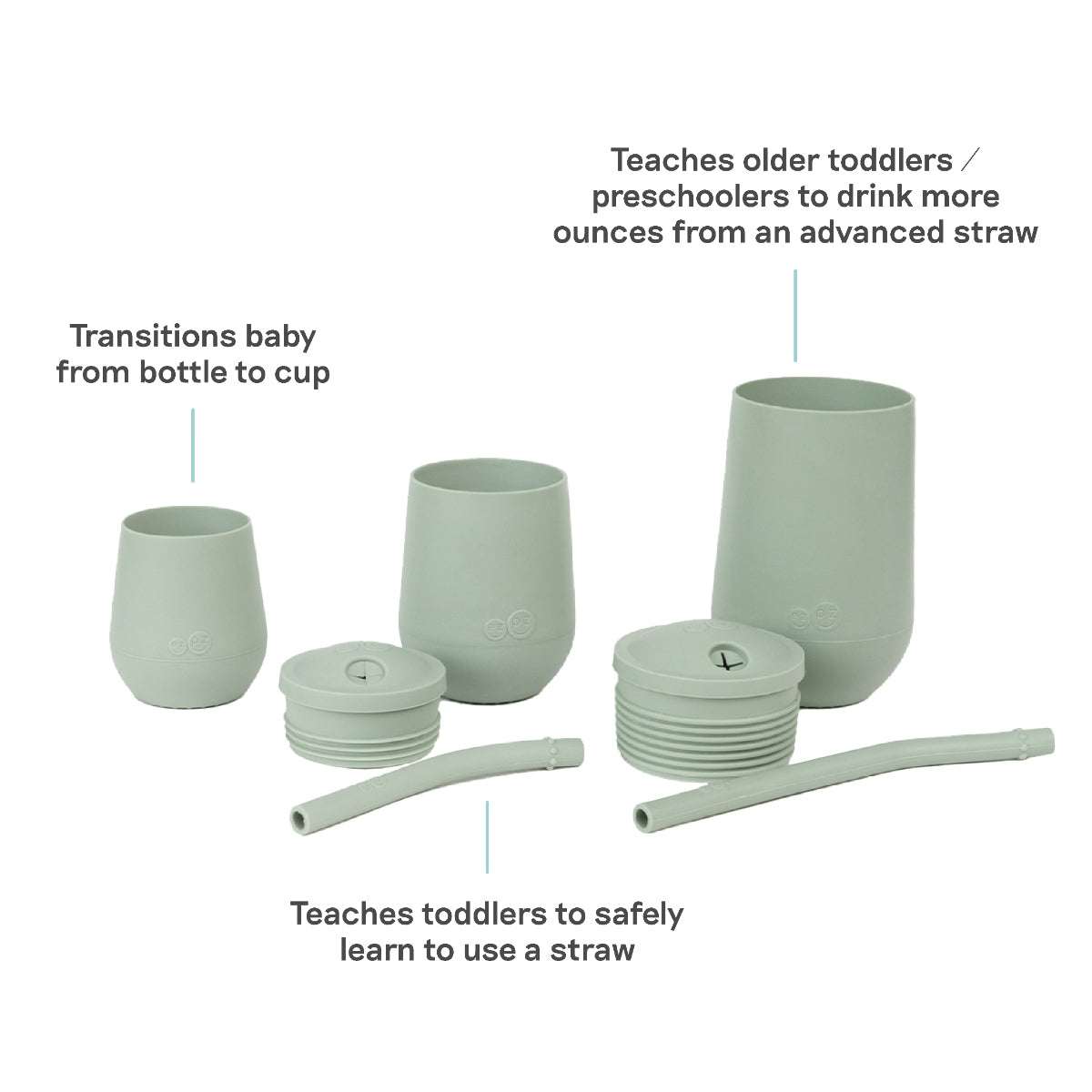 EzPz Developmental Cup Set (11 Colors)