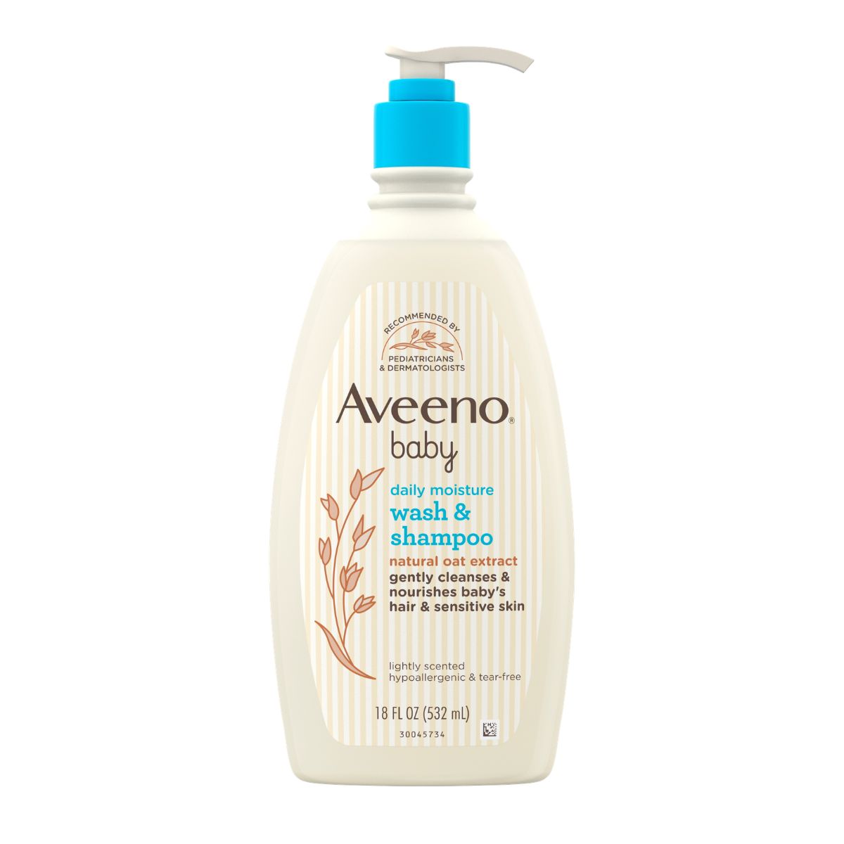 Aveeno Baby Daily Moisture Wash & Shampoo, 532ml (Exp 12/28)