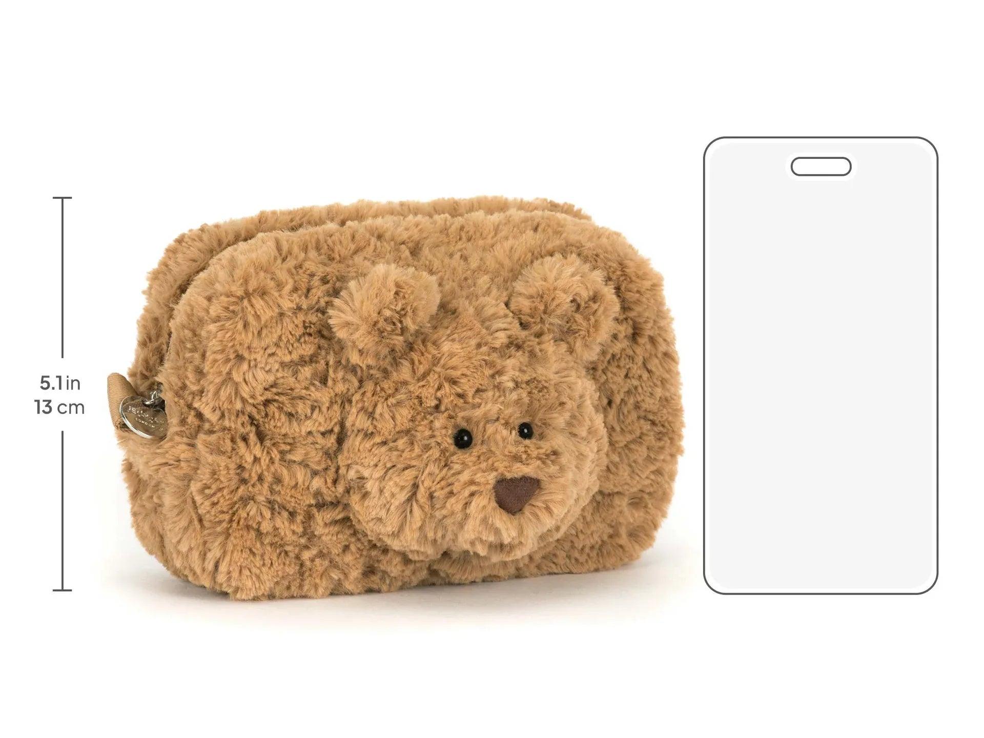 Jellycat Bartholomew Bear Pouch | Pupsik Singapore
