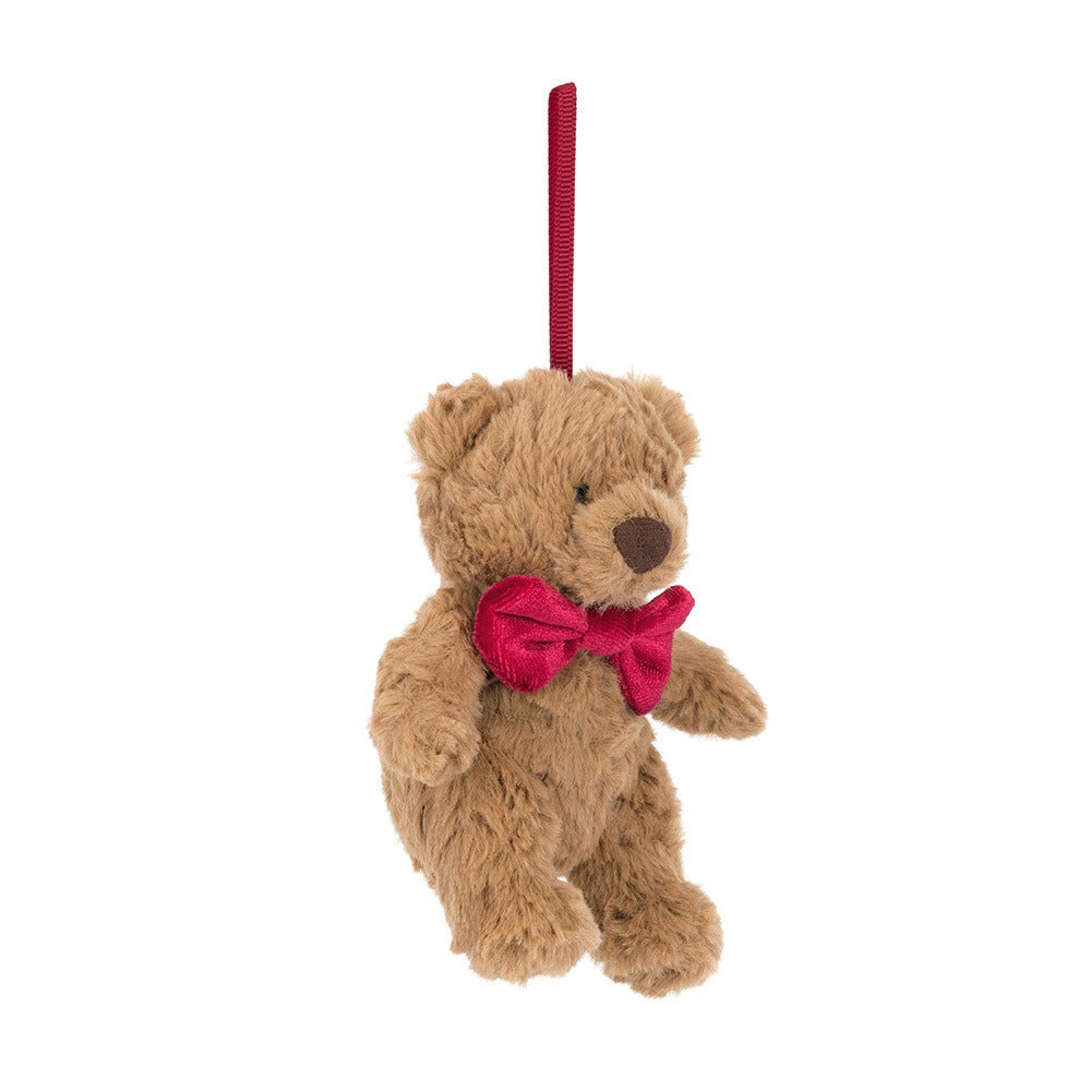 Jellycat Bartholomew Bear Tree Decoration (11cm) | Christmas Ed
